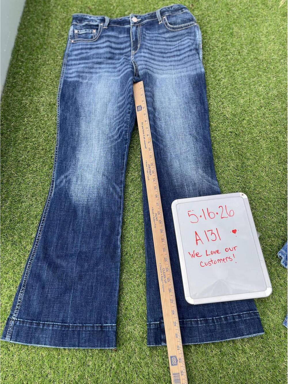 Daytrip‎ Women's Wide Leg Denim Jeans 34 L
